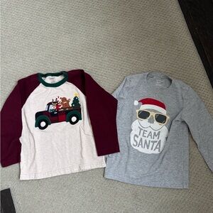 Kids Christmas Graphic long sleeve Tees 4T